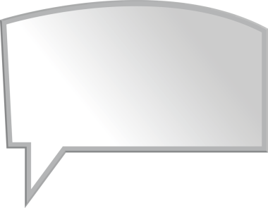 Şeffaf arkaplanda beyaz fotokopi konuşma baloncuğunun dijital png çizimi. İzole görüntü, mesaj ve iletişim.