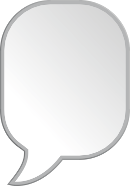 Saydam arkaplanda metin baloncuğunun dijital png çizimi. İzole görüntü, mesaj ve iletişim konsepti.