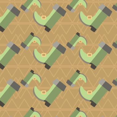 Şeffaf arka planda Aziz Patrick 'in ayakkabısının dijital png çizimi. İzole bir imaj, Aziz Patrick Günü, İrlanda geleneği ve kutlaması..