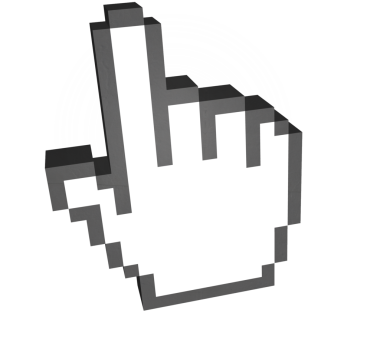 Şeffaf arkaplanda pikselleştirilmiş elin dijital png çizimi. İzole görüntü, hesaplama ve dijital arayüz kavramı.