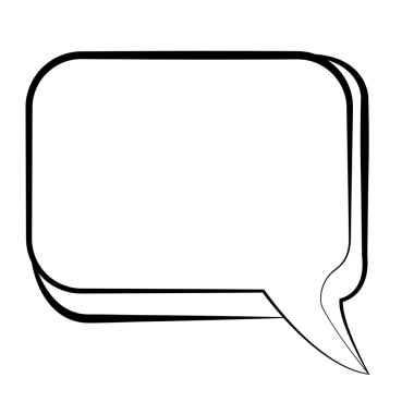 Saydam arkaplanda kopyalama alanı olan konuşma baloncuğunun dijital png çizimi. İzole görüntü, şekiller ve iletişim.