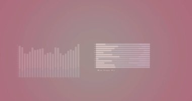 Grafik, harita ve değişen sayıların grafiksel arkaplanı. Dijital olarak üretilen hologram, illüstrasyon, rapor, soyut, iş dünyası, büyüme ve küresel konsept.