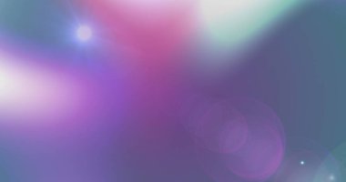 Siyah arkaplanda ışık lekeleri. Retro gelecek ve dijital arayüz konsepti dijital olarak oluşturuldu.