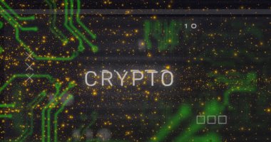 Bağlantı üzerine beyaz harflerle yazılmış oyun resmi. Dijital arayüz teknolojisinin ve dijital olarak oluşturulan ağ konseptinin küresel veri işlemesi.