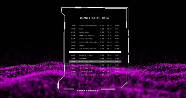 Stock image Image of glitching interface processing quantitative data over pink network waves, on black. Connection, data, ai, processing, digital interface and communication, digitally generated image.