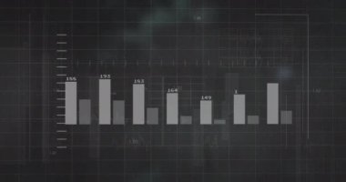 Siyah arkaplan üzerinde insan simgeleriyle bağlantı ağının animasyonu. Küresel finans, iş, bağlantılar, hesaplama ve veri işleme kavramı dijital olarak oluşturulmuş video.