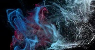 Işıldayan bağlantı ağının üzerindeki dijital ağın animasyonu. Dijital olarak oluşturulmuş küresel bağlantılar, hesaplama ve veri işleme kavramı.