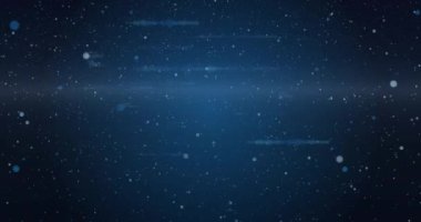 Veri işleme üzerindeki DNA iplikçiklerinin animasyonu. Bilim, teknoloji ve dijital arayüz kavramı dijital olarak oluşturulmuş video.