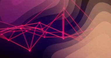 Karanlık arka planda DNA ipliği üzerinde bilimsel veri işleme animasyonu. Küresel bilim, araştırma, bağlantılar, hesaplama ve veri işleme kavramı dijital olarak oluşturulmuş video.