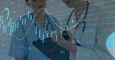 Tıbbi verileri analiz etmek, hastanedeki sağlık uzmanlarının birlikte çalışması. işbirliği, takım çalışması, analiz, araştırma, teşhis