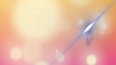 Turuncu arka planda ışık ve noktaların animasyonu. Şekiller, renkler, arkaplanlar ve dijital arayüz konsepti dijital olarak oluşturulmuş video.