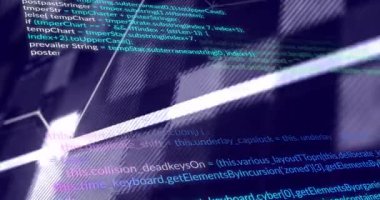 Bağlantı ağının animasyonu ve dijital veri işleme. Dijital olarak oluşturulmuş küresel bağlantılar, hesaplama ve veri işleme kavramı.