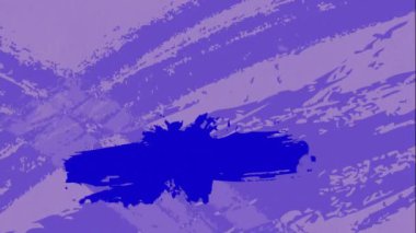 Mor arka planda renkli şekillerin canlandırılması. Şekiller, renkler ve arka plan konsepti dijital olarak oluşturulmuş video.