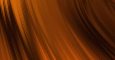 Siyah arkaplanda turuncu çizgilerin animasyonu. Şekiller, renkler, desen ve arkaplan konsepti, dijital olarak oluşturulmuş video.