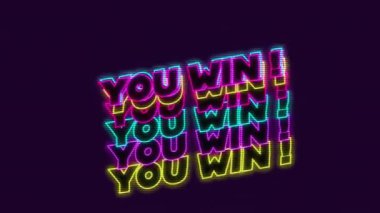 Sendeki animasyon, siyah arka plandaki parazit sayesinde metni kazandı. Şekiller, desenler, iletişim ve dijital arayüz kavramı, dijital olarak oluşturulmuş video.