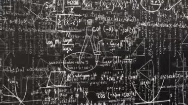 Matematiksel denklemleri ve grafikleri karatahta üzerinde canlandırmak. Eğitim, matematik, animasyon, grafik, öğrenme, görselleştirme