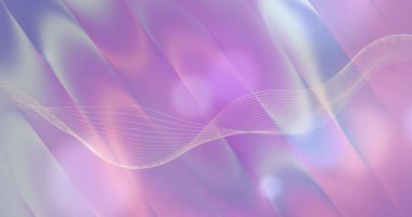 Renkli ve dalgalı arkaplanda akan çizgilerle soyut animasyon. design, movement, dynamic, vibrant, artistic, pattern