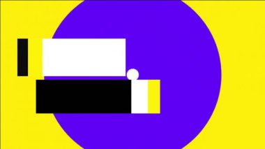 Renkli geometrik şekiller ve animasyon üzerine yüksek skor metni. Oyun, kutlama, zafer, başarı, oyun salonu, retro