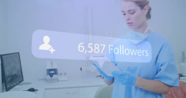 287,453 takipçili tablet kullanan tıp uzmanı animasyonu sonlandırdı. Sağlık, teknoloji, dijital, sosyal medya, yenilik, takipçi sayısı