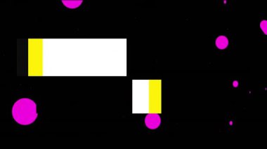 Parlak pembe arka planda yüksek puanlı metin animasyonu. Kutlama, başarı, oyunlar, kazanmak, canlı, neon