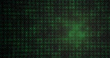 Yeşil ikili kod arka planında parlayan beyin animasyonu. Teknoloji, dijital, fütüristik, siber güvenlik, zihin, sinirsel