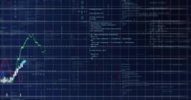 Mali veriler ve borsa analizleri şebeke arka planında. finans, veri analizi, yatırım, iş dünyası, ekonomi, büyüme