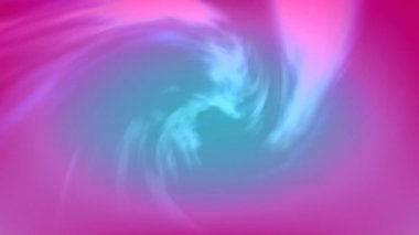 Dönen mavi ve pembe soyut animasyonlar, eğimli arka plan. dijital sanat, canlı, renkli, dinamik, akıcı, modern