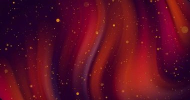 Siyah arka planda ışık yollarında hareket eden parlak ışık lekelerinin canlandırması. Renk, şekil, ışık ve hareket konsepti, dijital olarak oluşturulmuş video.