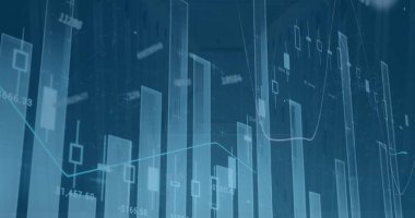 Veri merkezi üzerinde değişen birden fazla grafik ve sayının resmi. Dijital bileşim, kodlama, iş, rapor, ağ güvenliği, veri merkezi, ağ oluşturma, teknoloji ve ağ sunucusu.