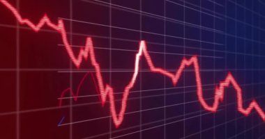 Borsa verileri ve finansal eğilimler şebeke arkaplanı üzerinde. Finans, yatırım, analitik, ticaret, ekonomi, büyüme