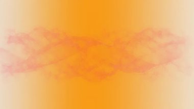 Soyut turuncu ve kırmızı sıvı, gradyan arkaplandaki animasyonu şekillendirir. canlı, dinamik, tasarım