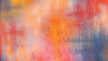 Soyut renkli boya darbeleri dokulu arka planda animasyon oluşturur. sanatsal, yaratıcı, canlı, canlı, dijital sanat, dinamik