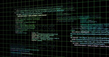 Karanlık arka planda veri işleme resmi. Dijital olarak oluşturulmuş küresel bağlantılar, hesaplama ve veri işleme kavramı.