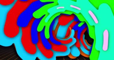 Şebeke çizgileri ve parlayan ışık efektleri üzerinde büyük indirimli metin animasyonu. Promosyon, pazarlama, indirim, animasyon, reklam, canlı