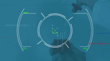 Bilimsel veri analizi deney şişesinde karıştırıcı sıvının üzerinde yapılır. Laboratuvar, bilim, araştırma, kimya, teknoloji, deney