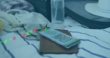 Bavul hazırlıyorum. Mali veri tablosu çizelgesi olan kişi olay yerinde. Seyahat, bagaj, hazırlık, yolculuk, tatil, finans