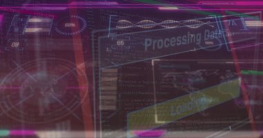 Çevrimiçi güvenlik kilidi ve hackerdan siber saldırı uyarısı. Coronavirüs salgını konsepti.