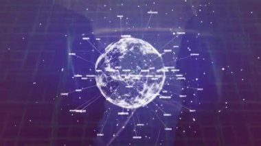Anahtar sözcükler olan başarı ve yenilik ile küresel bağlantının canlandırılması. technology, communication, digital, progress, collaboration