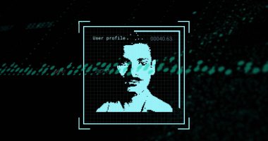 Siyahi arka planda sosyal medya kullanıcıları üzerinden finansal grafiklerin ve verilerin görüntüsü. Küresel ağ, finans, ekonomi ve teknoloji konsepti dijital olarak oluşturulmuş görüntü.