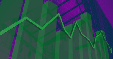 Koyu arkaplanda yüzen diyagramların resmi. Dijital çevrimiçi güvenlik arayüzü kavramı dijital olarak oluşturuldu.