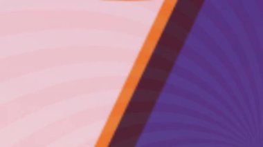 Çizgi roman animasyonu pembe şekiller üzerinde yüzde 20 oranında hareket ediyor. Sosyal medya ve dijital arayüz konsepti dijital olarak oluşturulmuş video.