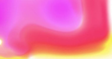 Canlı pembe, kırmızı ve sarı arkaplan animasyonu. Renk, şekil, ışık ve hareket konsepti dijital olarak oluşturulmuş video.