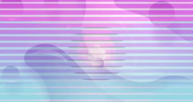 Canlı arka planda hareket eden çok renkli çizgilerin animasyonu. Renk, şekil, ışık ve hareket konsepti dijital olarak oluşturulmuş video.