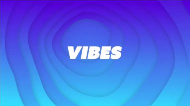 Titreşimlerin animasyonu metin arkaplan üzerinde. Küresel video oyunu, dijital arayüz, iletişim, bilgisayar ve veri işleme kavramı dijital olarak oluşturuldu.