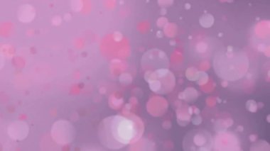 Mor arka planda hareket eden ışık lekelerinin canlandırması. Şekiller, ışık, hareket ve arkaplan konsepti dijital olarak oluşturulmuş video.