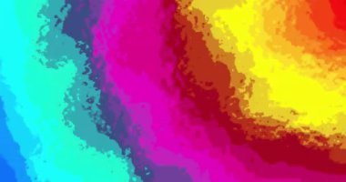 Arkaplanda hareket eden parlak ışık çizgilerinin animasyonu. Işık, renk, şekil ve hareket konsepti dijital olarak oluşturulmuş video.