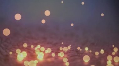 Bulanık arka planda parlayan Bokeh ışıkları animasyonu. soyut, parlak, ışıltılı, şenlikli, aydınlık, parıltılı
