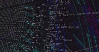 Bağlantı ağları üzerinden dijital veri işleme resmi. Dijital olarak oluşturulmuş küresel bağlantılar, hesaplama ve veri işleme kavramı.