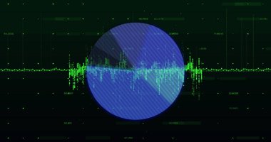 Dünya haritası üzerinde tarama ve veri işlemenin bileşimi. Küresel iş bağlantıları ve dijital arayüz kavramını finanse eder, dijital olarak oluşturulmuş görüntü.