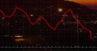 Sokaktaki arabaların üzerinden veri işleme görüntüsü. Küresel iş, finans ve dijital arayüz kavramı, dijital olarak oluşturulmuş görüntü.